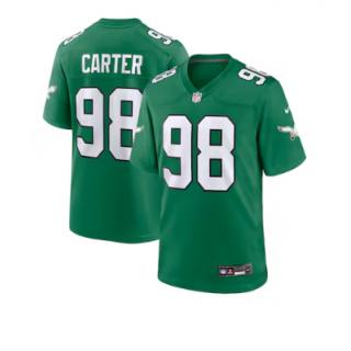 Jalen Carter, Philadelphia Eagles Nike Alternate Game Jersey - Kelly Green